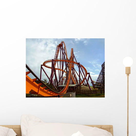 Steel Roller Coaster Amusement Wall Decal