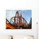 Steel Roller Coaster Amusement Wall Decal