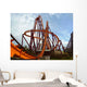 Steel Roller Coaster Amusement Wall Decal