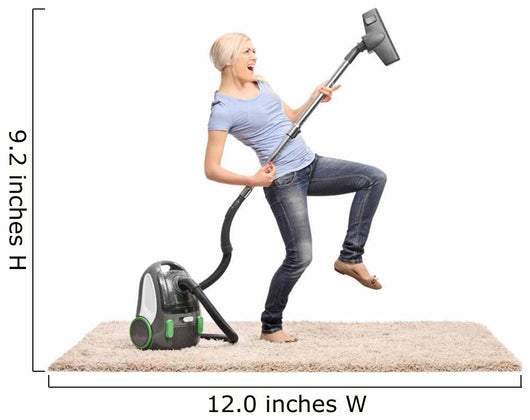 Bad-ass Cleaning Lady Wall Decal