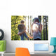 Parents Playing with Their Wall Decal