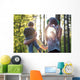 Parents Playing with Their Wall Decal