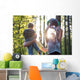 Parents Playing with Their Wall Decal