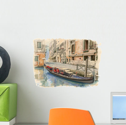 Venice Calle Fondamenta Megio Wall Decal