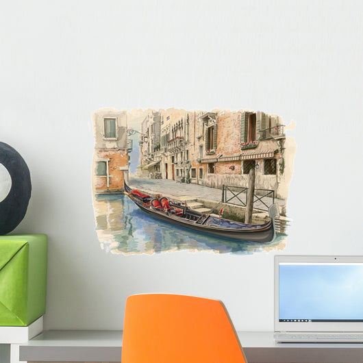 Venice Calle Fondamenta Megio Wall Decal