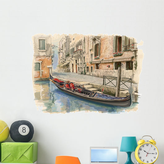 Venice Calle Fondamenta Megio Wall Decal