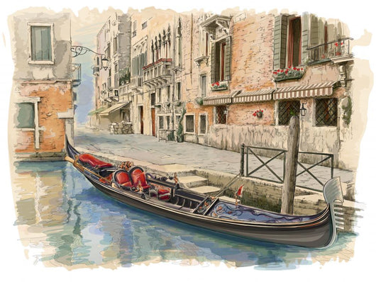 Venice Calle Fondamenta Megio Wall Decal