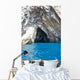 Panorama of the Aeolian islands seen from the sea Wall Mural