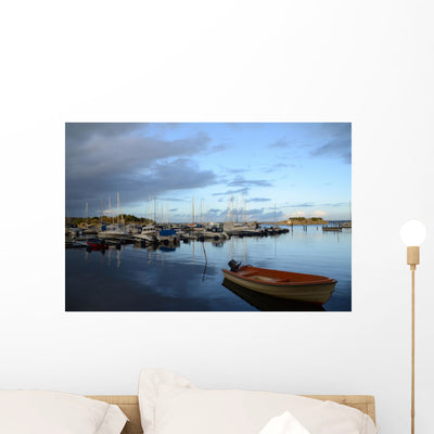 Gothenburg Archipelago Wall Decal shown on a wall