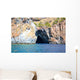 Panorama of the Aeolian islands seen from the sea Wall Mural