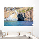 Panorama of the Aeolian islands seen from the sea Wall Mural