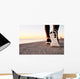 Runner Man Feet Running Wall Decal