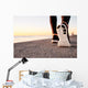 Runner Man Feet Running Wall Decal