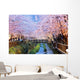 cherry blossoms, busan city in south korea Wall Mural