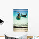 Longtail Boats Beautiful Beach Wall Decal