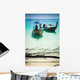 Longtail Boats Beautiful Beach Wall Decal