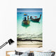 Longtail Boats Beautiful Beach Wall Decal