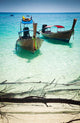 Longtail Boats Beautiful Beach Wall Decal
