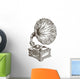Gramophone Vector Logo Design Wall Decal