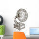 Gramophone Vector Logo Design Wall Decal