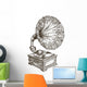 Gramophone Vector Logo Design Wall Decal