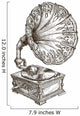 Gramophone Vector Logo Design Wall Decal