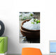 White Salt and Flowers Wall Decal