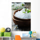 White Salt and Flowers Wall Decal