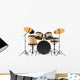 wooden drums Wall Decal