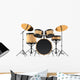 wooden drums Wall Decal