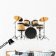wooden drums Wall Decal