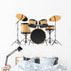 wooden drums Wall Decal