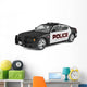 Sporty Police Car Wall Decal
