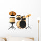 wooden drums Wall Decal