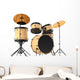 wooden drums Wall Decal