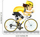 Young Racing Cyclist Woman Wall Decal