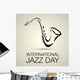 International Jazz Day Vector Wall Decal