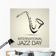 International Jazz Day Vector Wall Decal