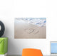 White Sandy Hand-drawn Hearts Wall Decal