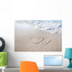 White Sandy Hand-drawn Hearts Wall Decal