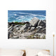 Strand Mit Steinen Auf Wall Decal