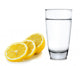 Water with Lemon White Wall Decal