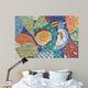 Colorful Mosaic Bird Decoration Wall Decal
