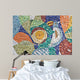 Colorful Mosaic Bird Decoration Wall Decal