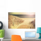 Retro Toned Photo Beach Wall Decal