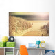 Retro Toned Photo Beach Wall Decal
