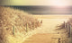 Retro Toned Photo Beach Wall Decal