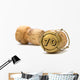 Champagnerkorken Jubilaum 70 Jahre Wall Decal