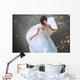 Beautiful Bride Standing Back Wall Decal