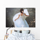Beautiful Bride Standing Back Wall Decal